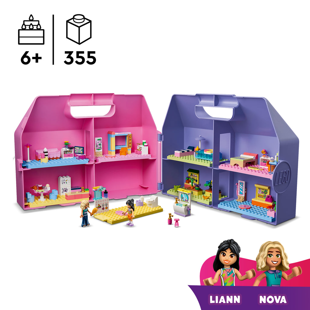 LEGO Friends 42697 Kūrybinis lėlių namelis lagamine