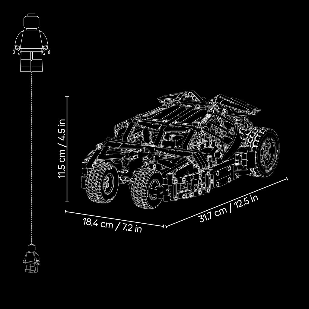 LEGO Technic 42239 Betmobilis Tumbler