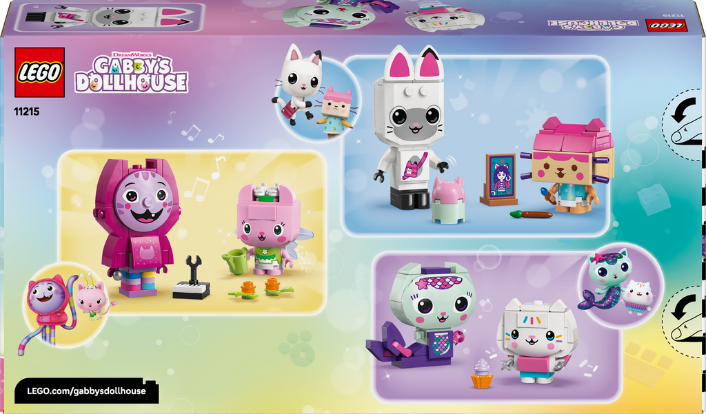 LEGO Gabby's Dollhouse 11215 Gabės kačiukai draugai iš kaladėlių
