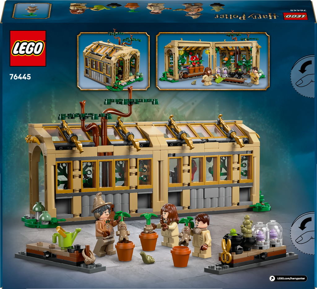 LEGO Harry Potter 76445 Hogvartso pilis: herbologijos pamoka