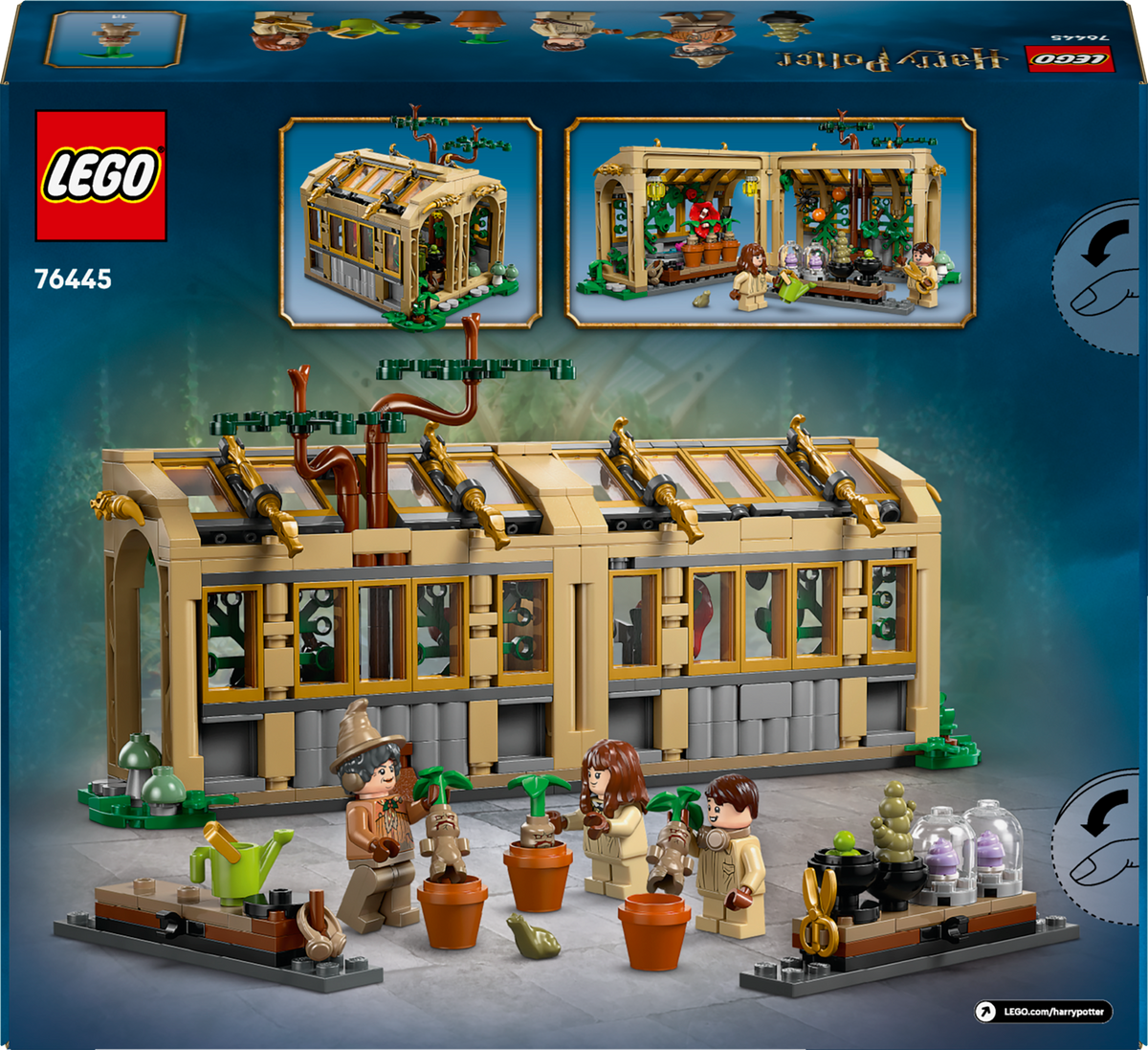 LEGO Harry Potter 76445 Hogvartso pilis: herbologijos pamoka