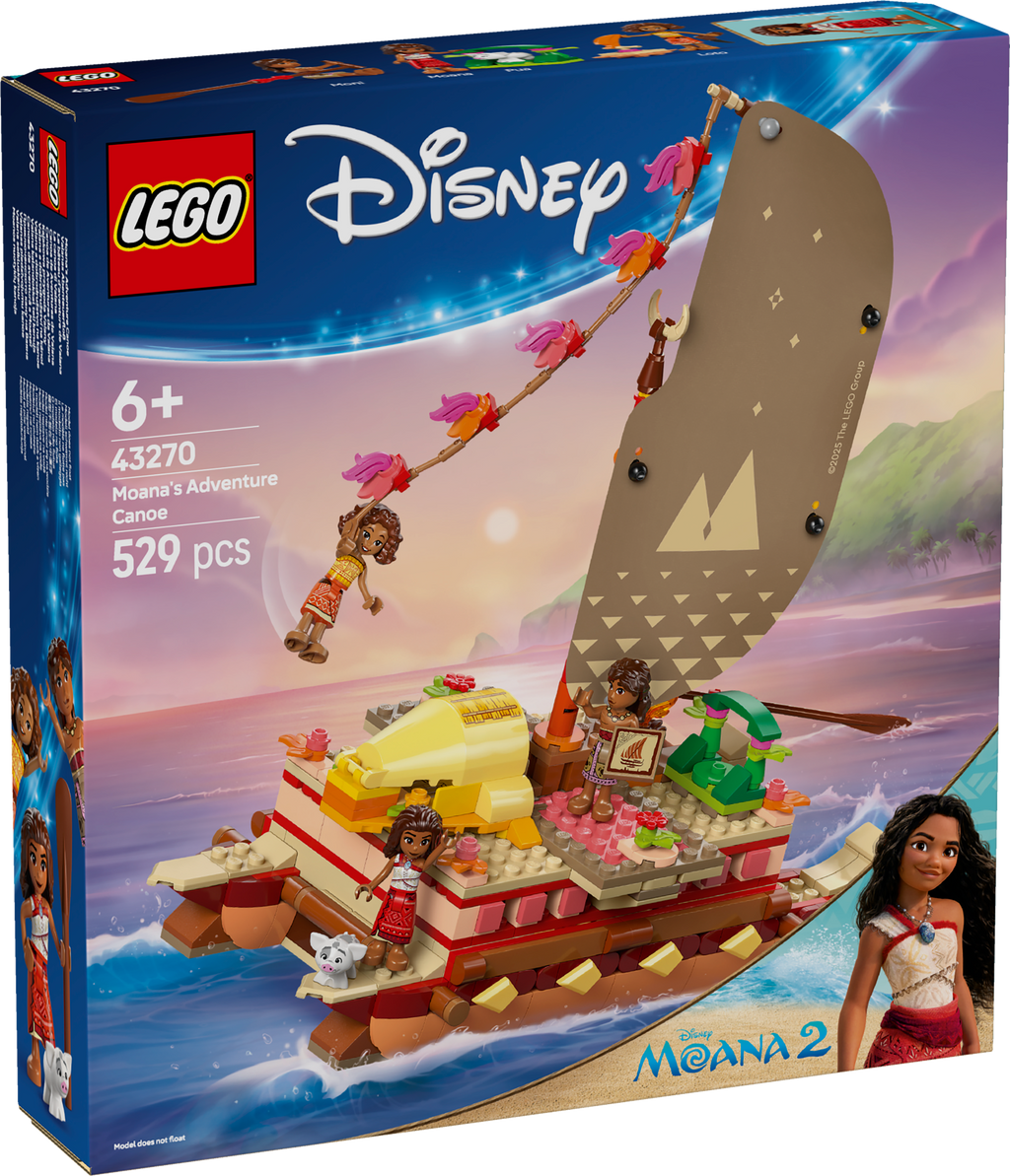 LEGO Disney 43270 Vaianos nuotykių kanoja