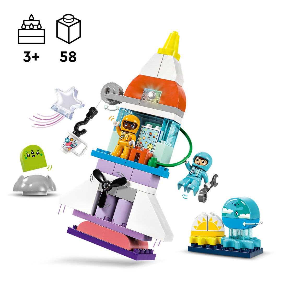 LEGO DUPLO 10422 Kosminio šaudyklio nuotykis 3 viename