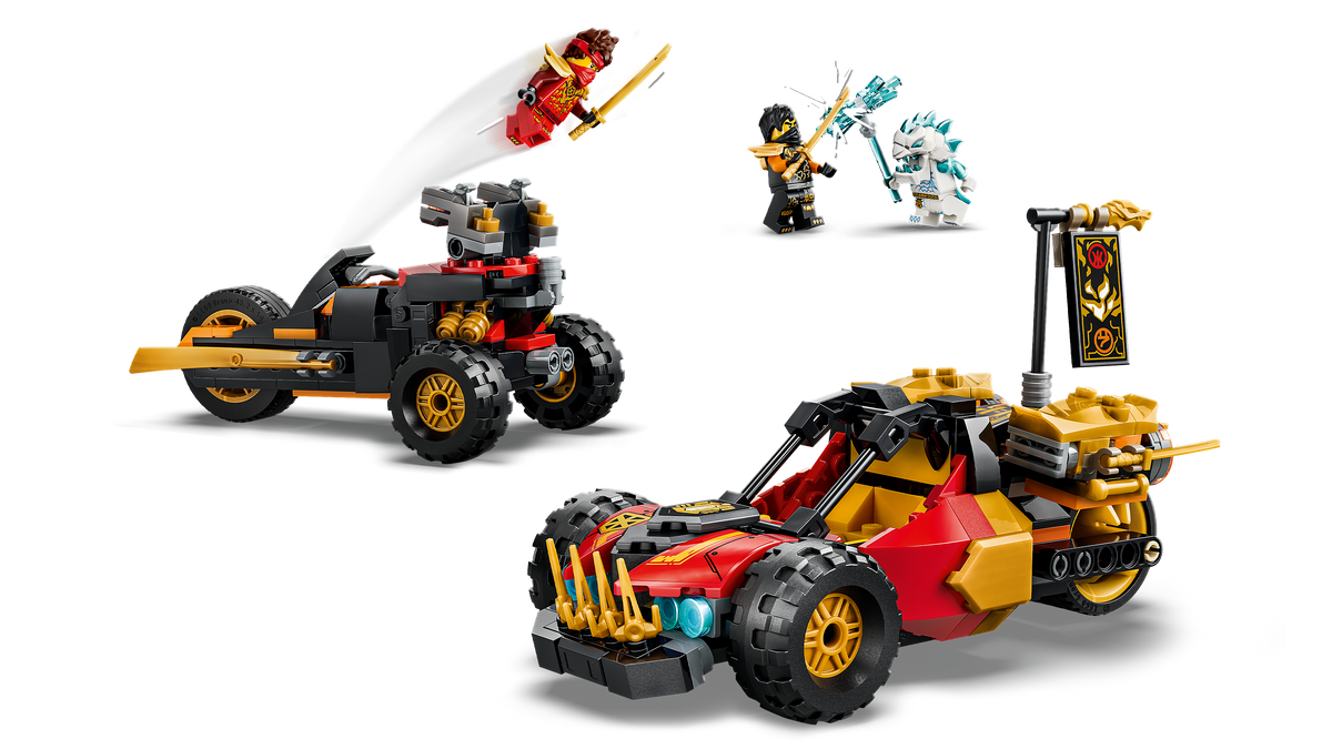 LEGO NINJAGO 71864 Kai ir Cole jungiamos transporto priemonės