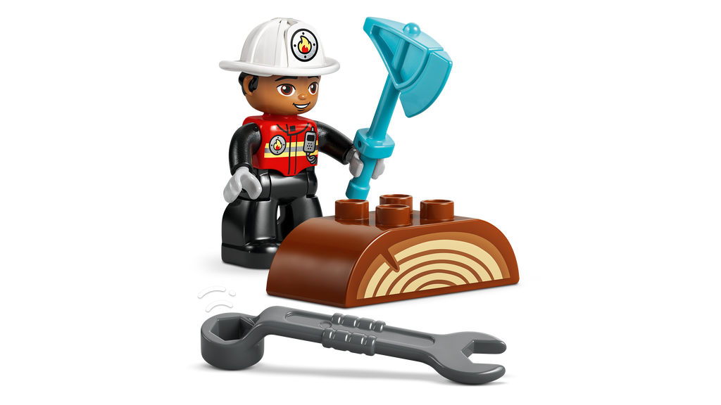 LEGO DUPLO 10473 Gaisrinė mašina su žarna ir gaisrininku