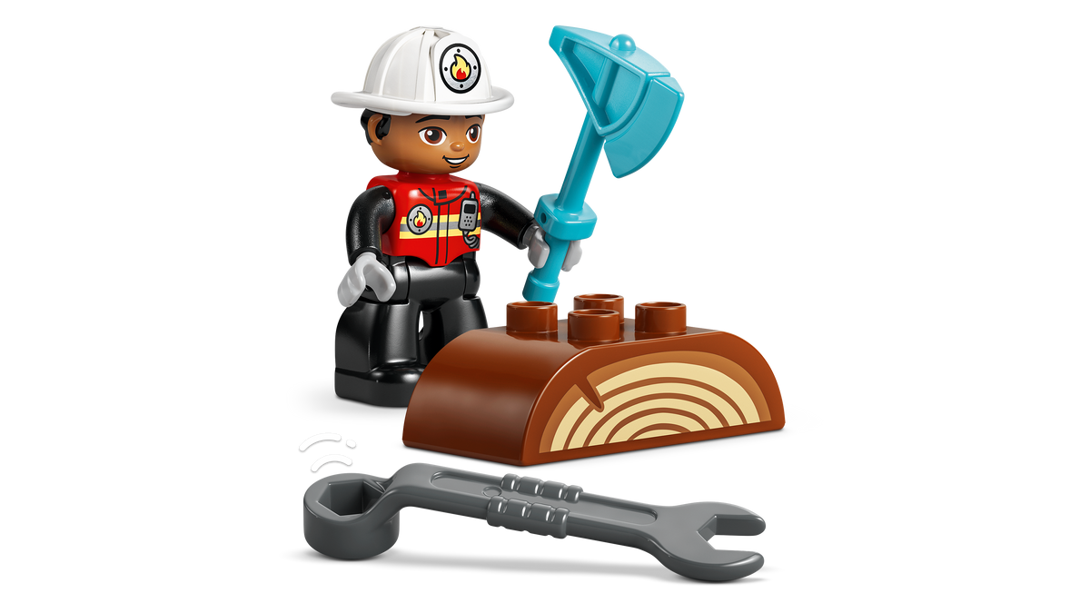 LEGO DUPLO 10473 Gaisrinė mašina su žarna ir gaisrininku