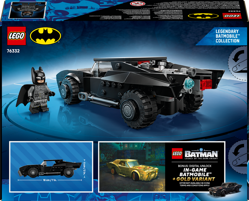 LEGO DC 76332 Betmenas: Betmobilis