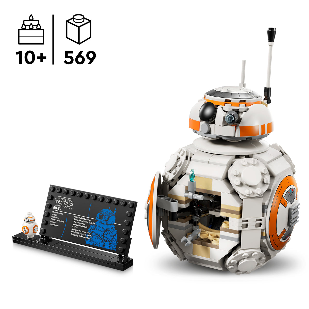 LEGO Star Wars 75452 Astromechaninis droidas BB-8