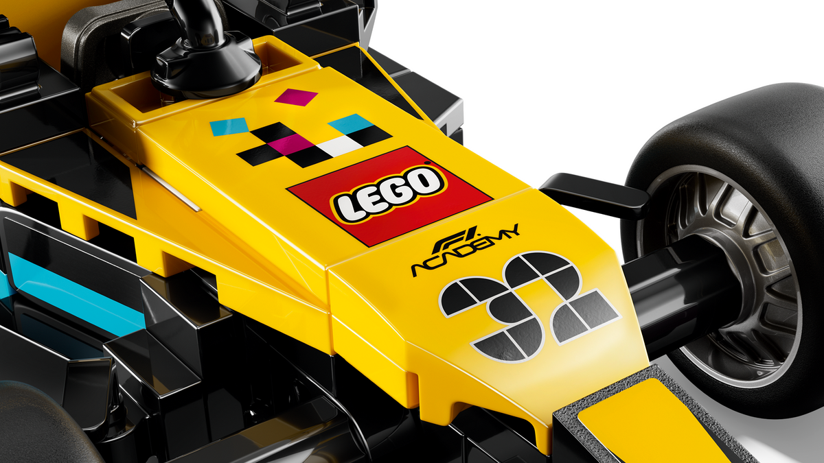 LEGO Speed Champions 77258 F1 ACADEMY LEGO lenktyninis bolidas