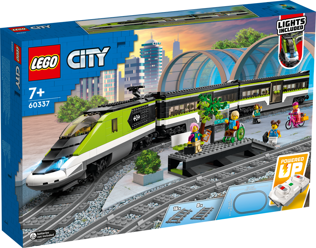 LEGO City 60337 Greitasis keleivinis traukinys