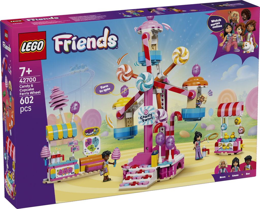 LEGO Friends 42700 Saldainių ir keksiukų apžvalgos ratas