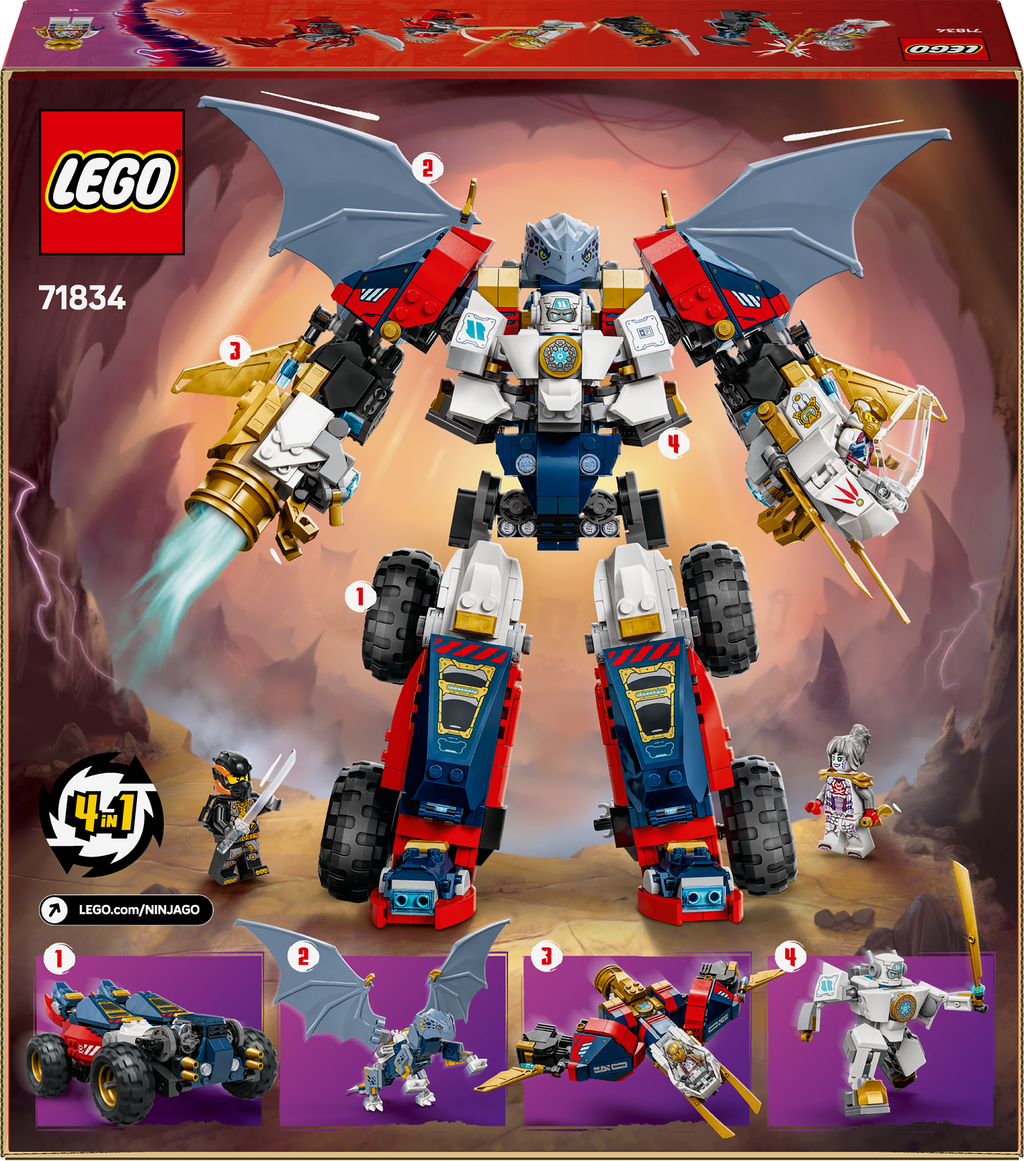 LEGO NINJAGO 71834 Zane'o ultrajungtinis robotas