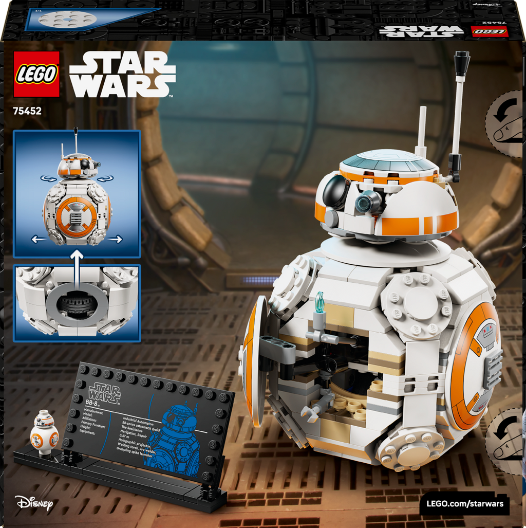 LEGO Star Wars 75452 Astromechaninis droidas BB-8