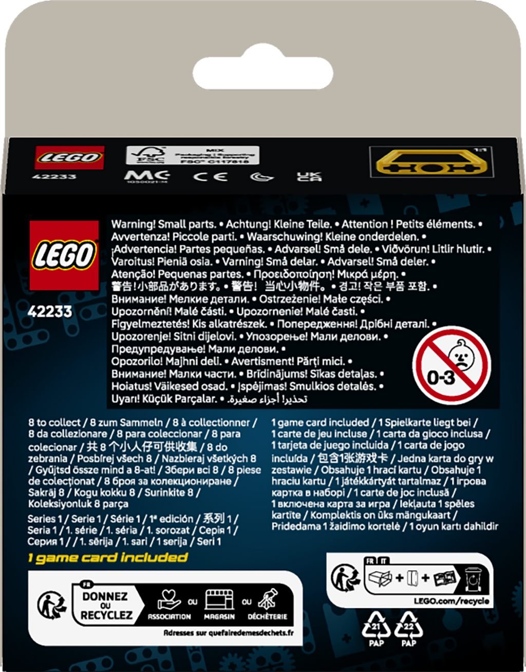 LEGO Technic 42233 Galingos mašinos (staigmenų dėžutė)