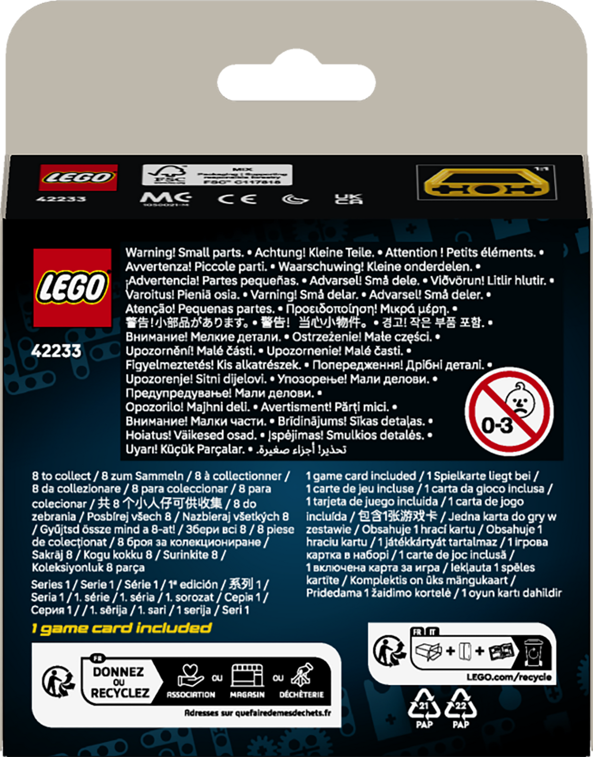 LEGO Technic 42233 Galingos mašinos (staigmenų dėžutė)