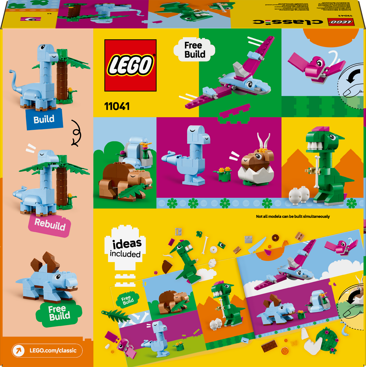 LEGO Classic 11041 Kūrybiniai dinozaurai