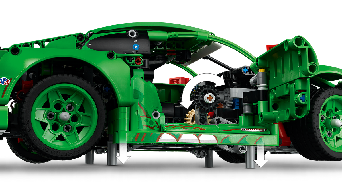LEGO Technic 42224 Porsche 911 GT3 R REXY AO lenktyninis automobilis