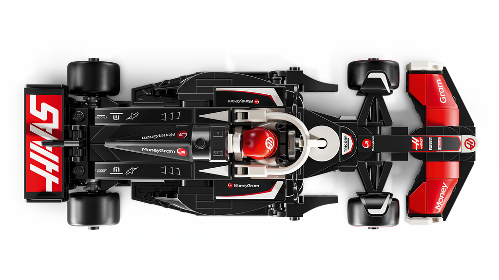 LEGO Speed Champions 77250 MoneyGram Haas F1 Team VF-24 bolidas