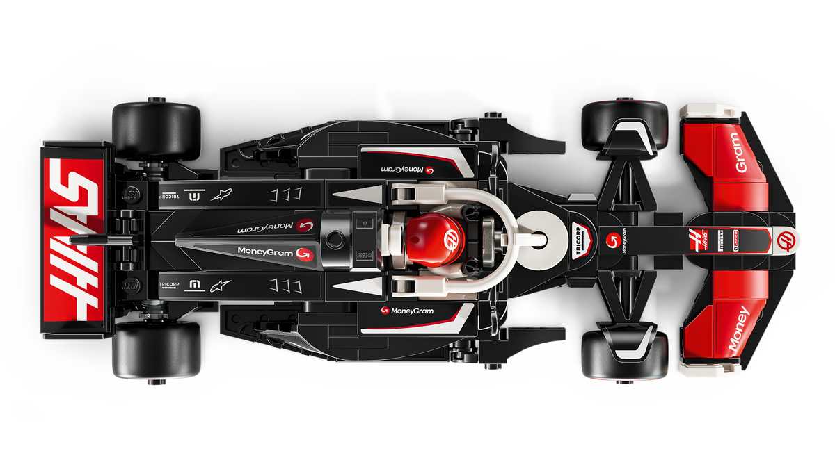 LEGO Speed Champions 77250 MoneyGram Haas F1 Team VF-24 bolidas