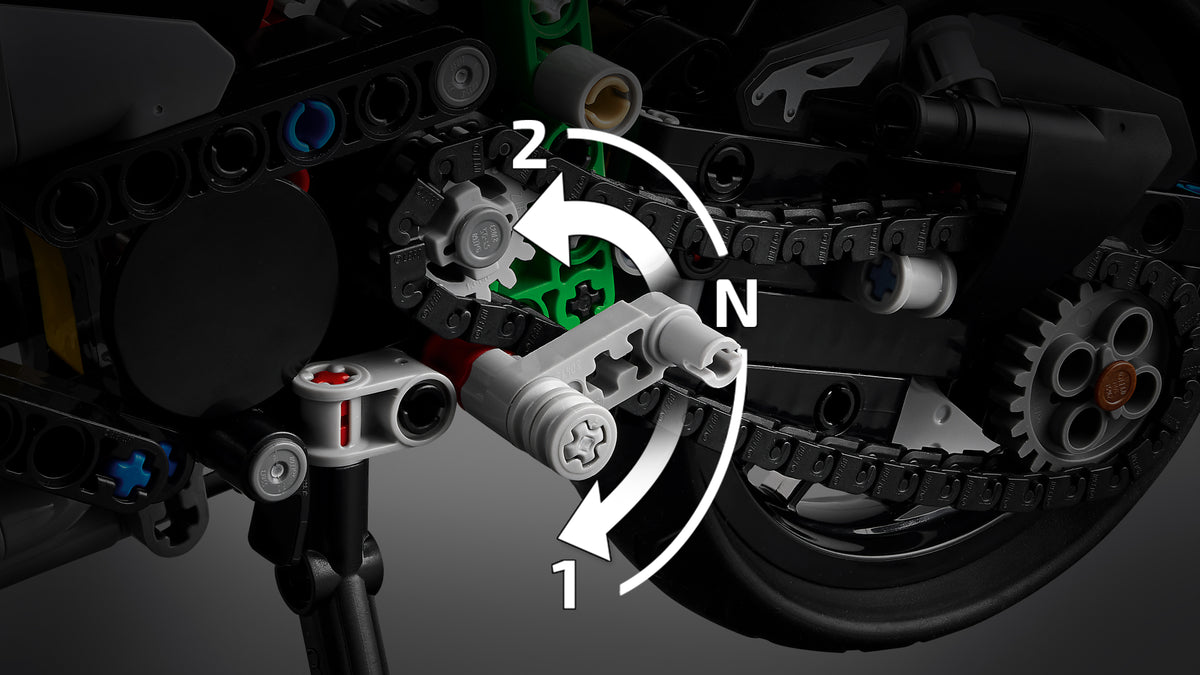 LEGO Technic 42170 Kawasaki Ninja H2R motociklas