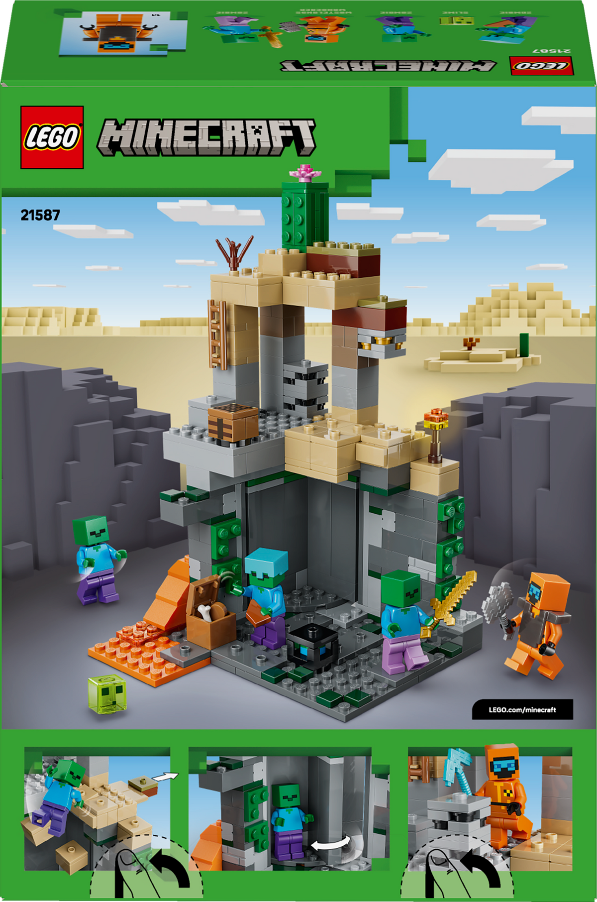 LEGO Minecraft 21587 Zombių požemis