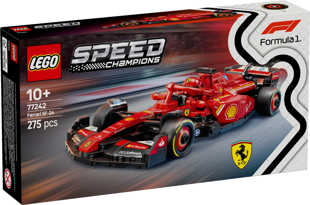 LEGO Speed Champions 77242 Ferrari SF-24 F1 bolidas