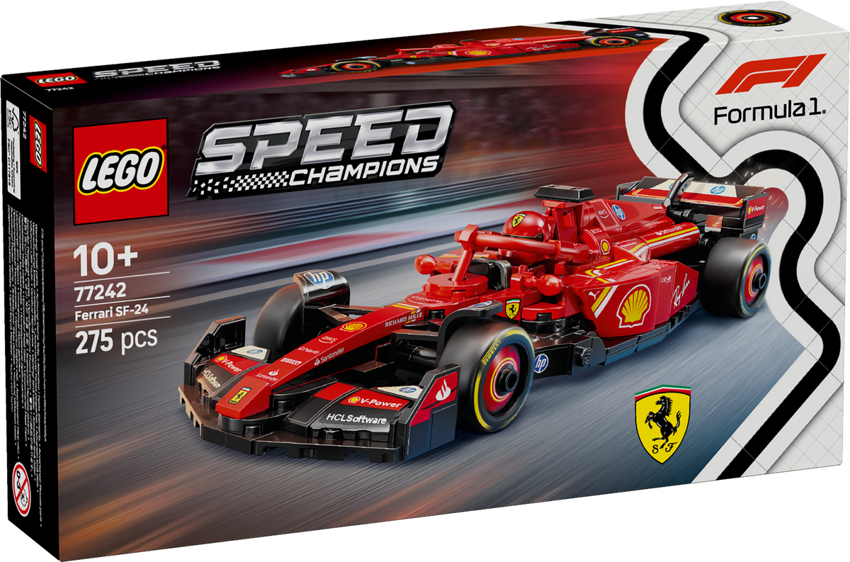 LEGO Speed Champions 77242 Ferrari SF-24 F1 bolidas