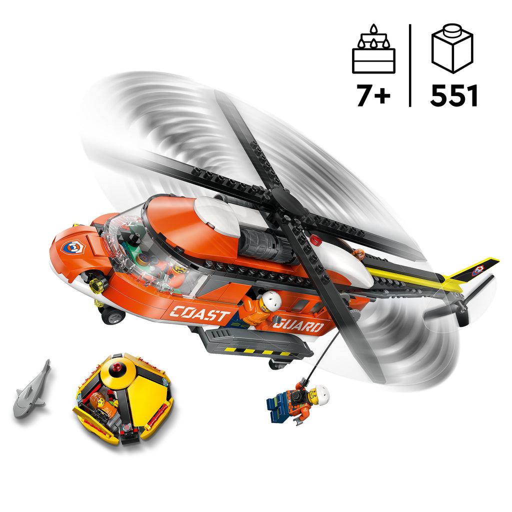 LEGO City 60503 Pakrančių apsaugos sraigtasparnis