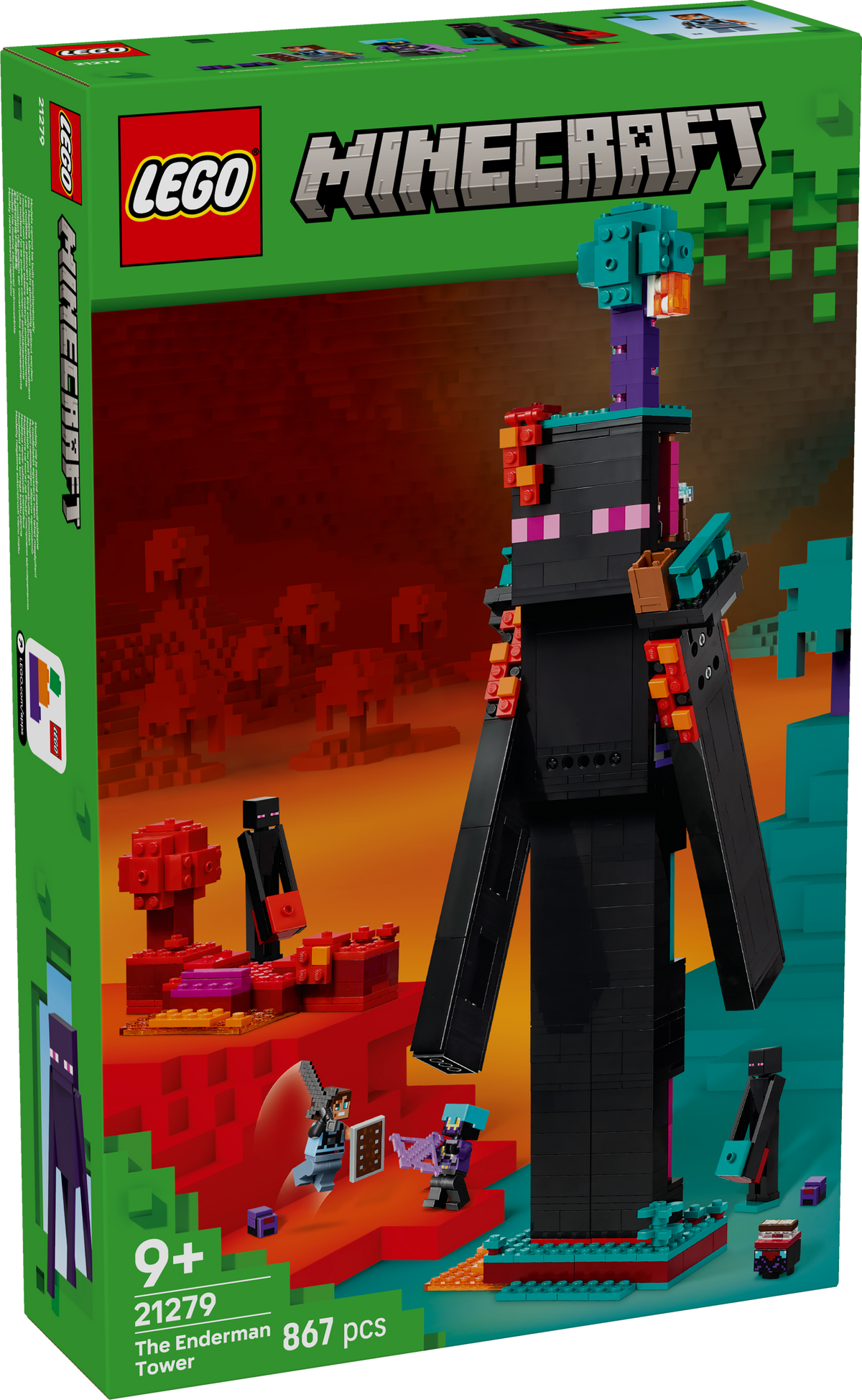 LEGO Minecraft 21279 Endermeno bokštas