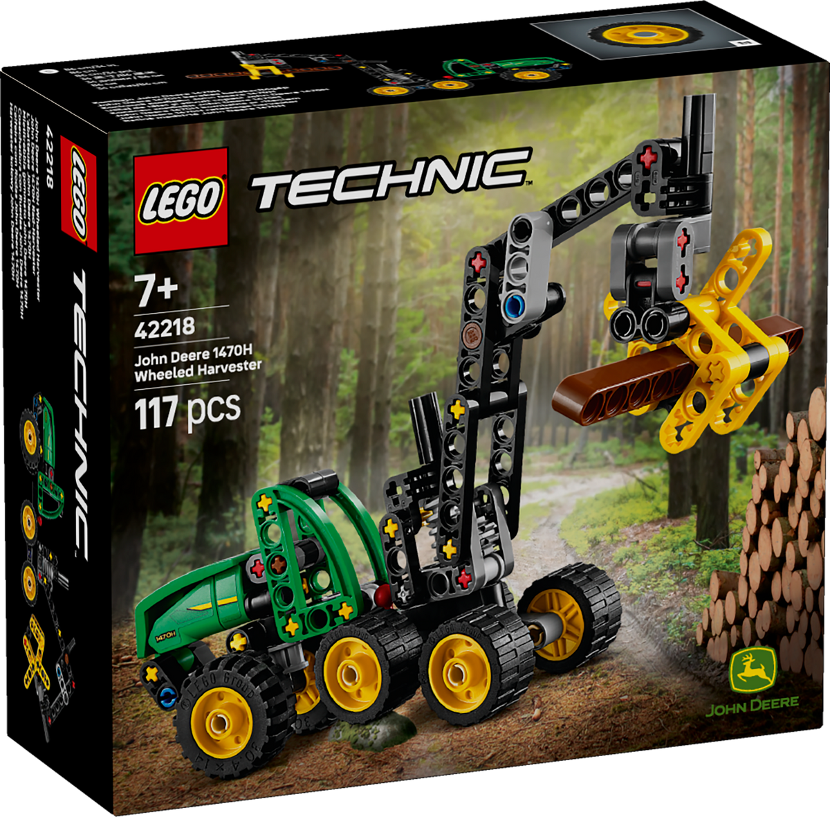 LEGO Technic 42218 John Deere 1470H ratinis medkirtys
