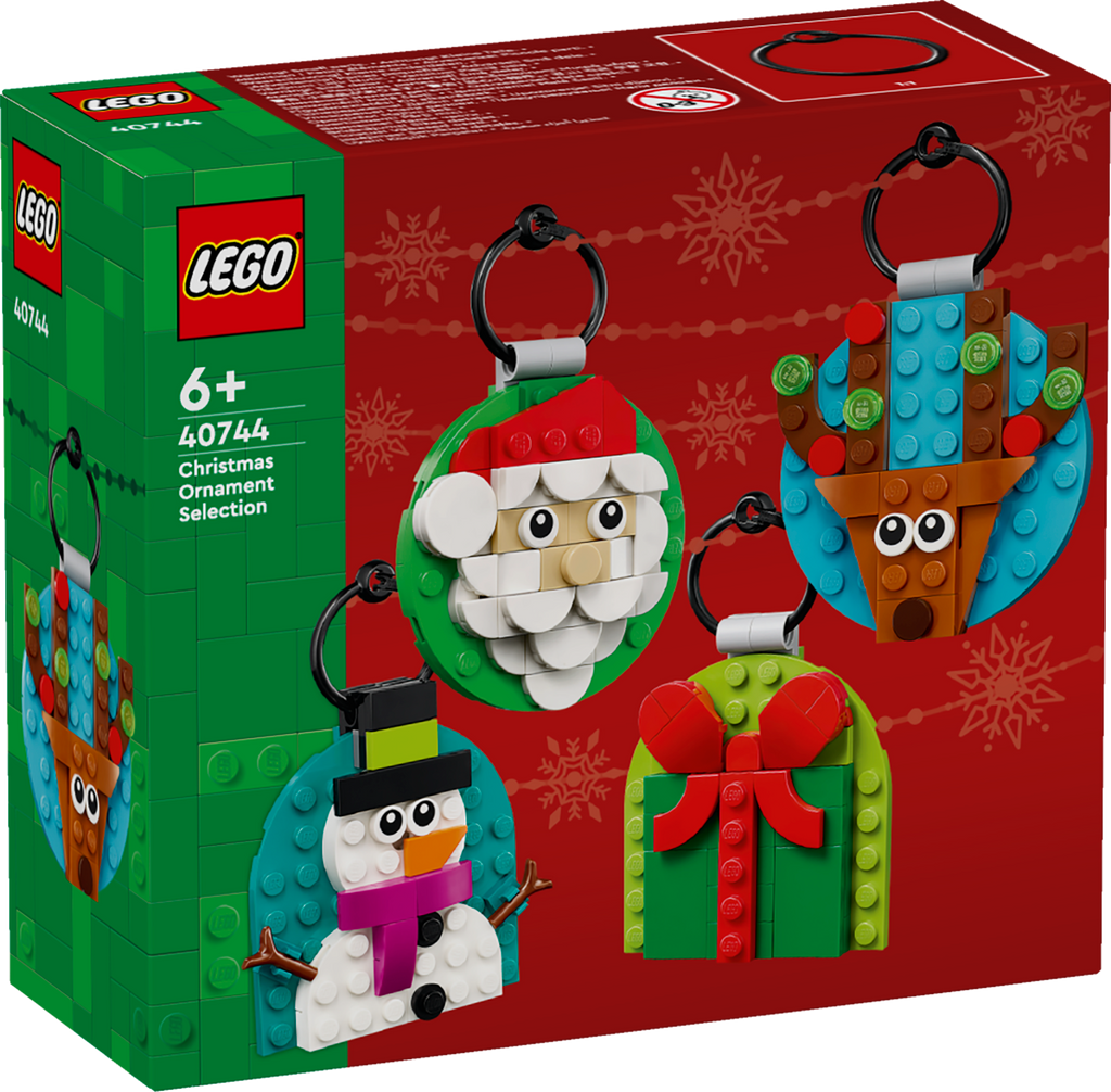 LEGO Iconic 40744 Kalėdinių žaisliukų rinkinys