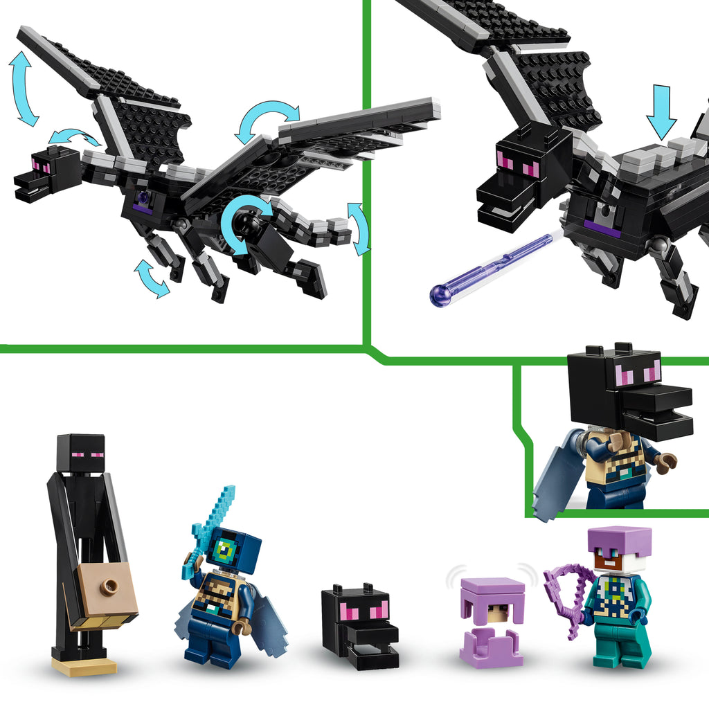 LEGO Minecraft 21264 Enderio drakonas ir Pabaigos laivas