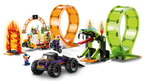 LEGO City 60339 Dvigubos kilpos kaskadininkų arena