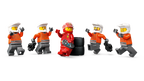 LEGO City 60443 F1 techninės priežiūros sustojimas su Ferrari bolidu