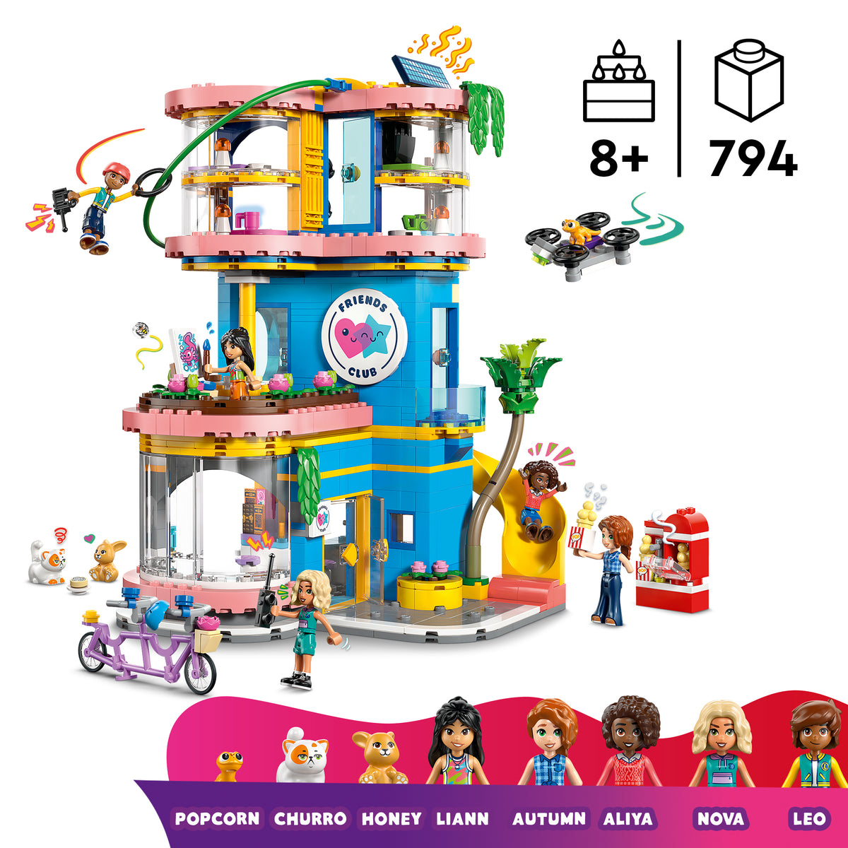 LEGO Friends 42689 Hartleiko miesto draugų klubas