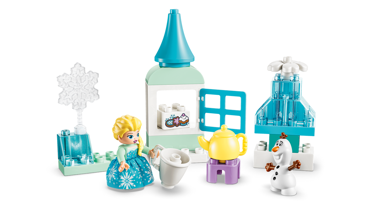 LEGO DUPLO 10462 „Ledo šalies“ kūrybinė dėžė su Elza ir Olafu