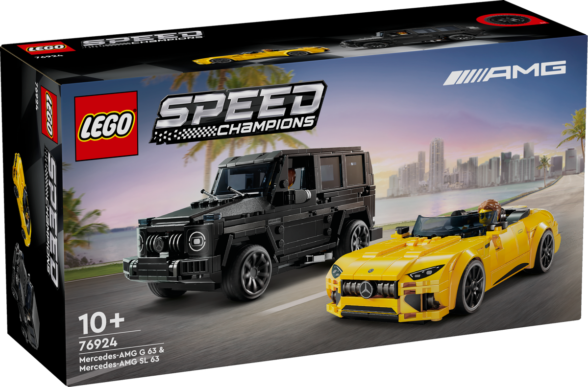 LEGO Speed Champions 76924 Mercedes-AMG G 63 ir Mercedes-AMG SL 63