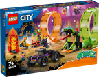 LEGO City 60339 Dvigubos kilpos kaskadininkų arena