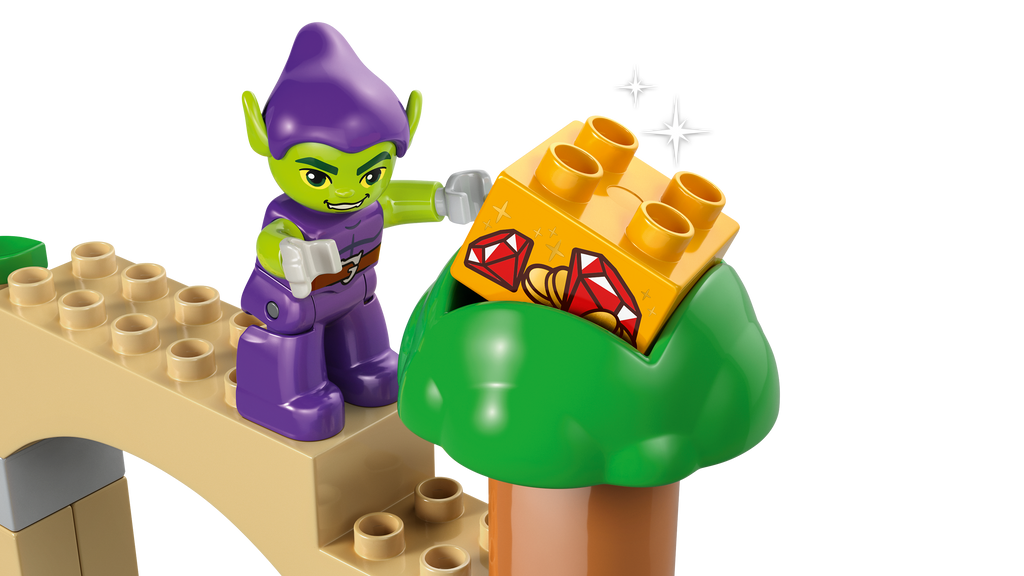 LEGO DUPLO 10463 Dinozauras Spidey-Rex prieš Žaliąjį Gobliną