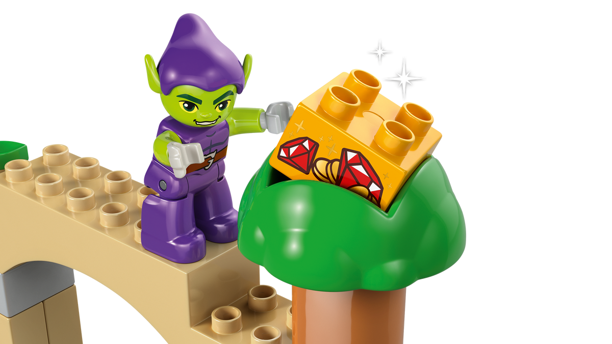 LEGO DUPLO 10463 Dinozauras Spidey-Rex prieš Žaliąjį Gobliną