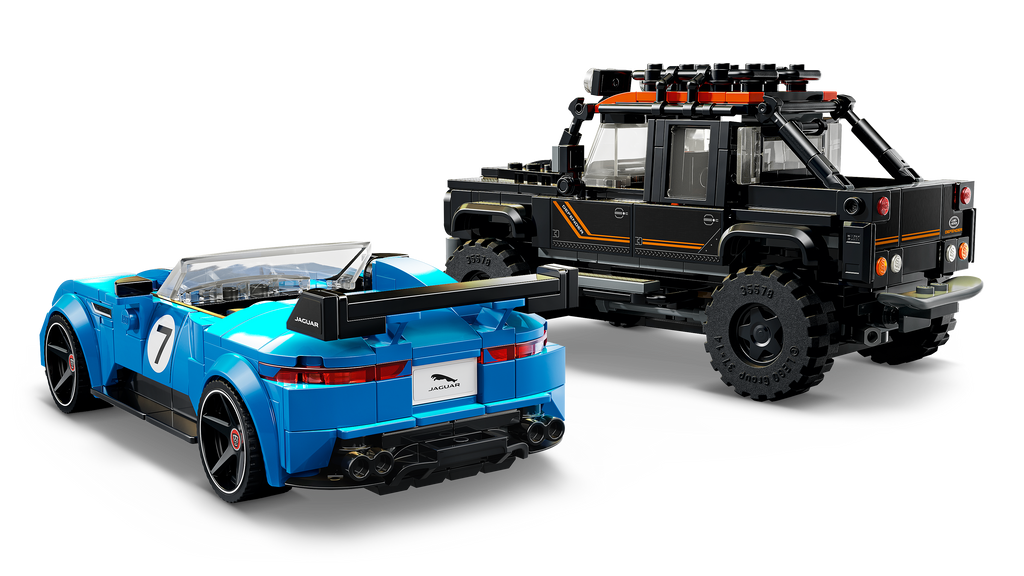 LEGO Speed Champions 77264 Jaguar Project 7 ir Land Rover Defender