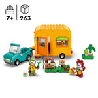 LEGO Animal Crossing 77054 Leifo nameliukas ant ratų ir sodo parduotuvėlė