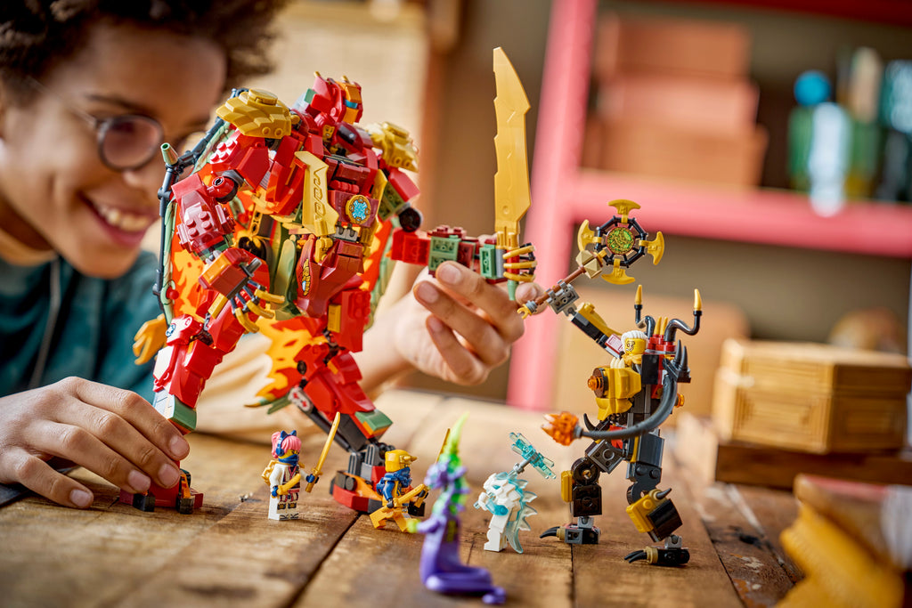 LEGO NINJAGO 71868 Wyldfyre transformuojamas drakonas-robotas