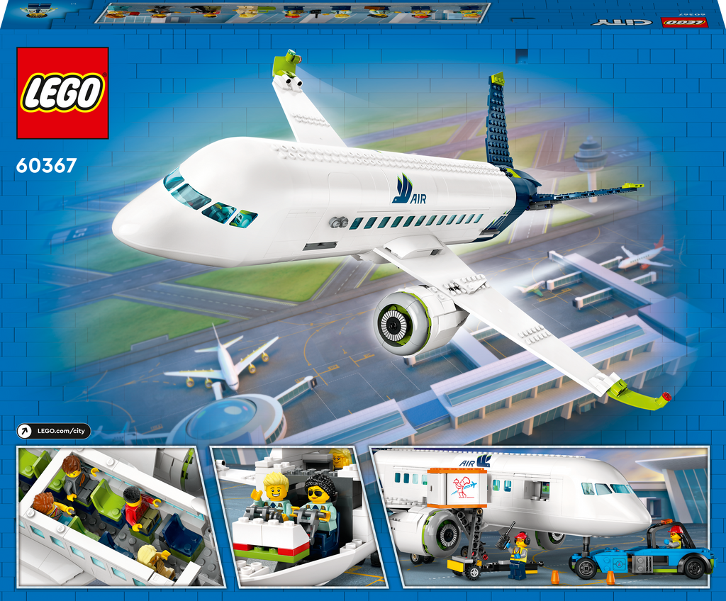 LEGO City 60367 Keleivinis lėktuvas