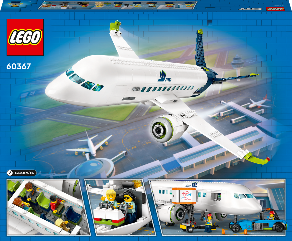 LEGO City 60367 Keleivinis lėktuvas