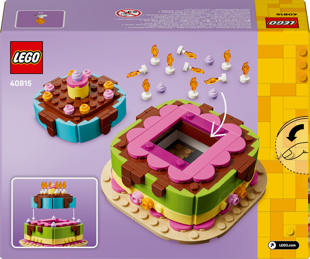 LEGO Iconic 40815 Gimtadienio tortas