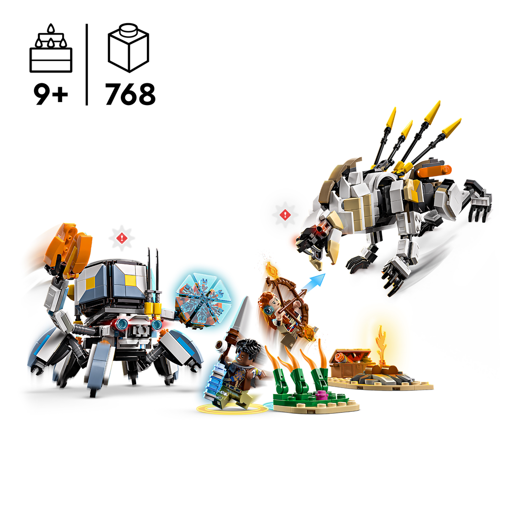LEGO Horizon 77037 Aloy ir Varl prieš Shell-Walker ir Sawtooth