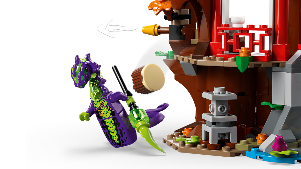 LEGO NINJAGO 71857 Nindzių transporto ir medžio namelio mūšis