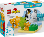 LEGO DUPLO 10442 Laukinių gyvūnų šeimos: pingvinai ir liūtai
