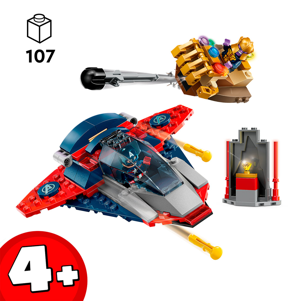 LEGO Marvel 76319 Kapitonas Amerika prieš Thanosą